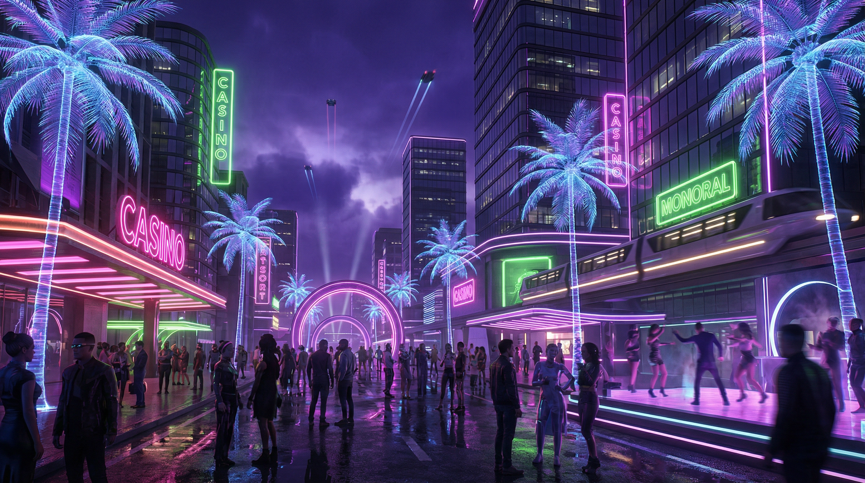 Cyberpunk Casino Brazil